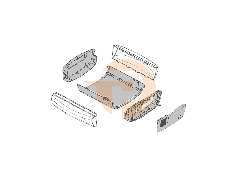Housing parts C.3xx, complete