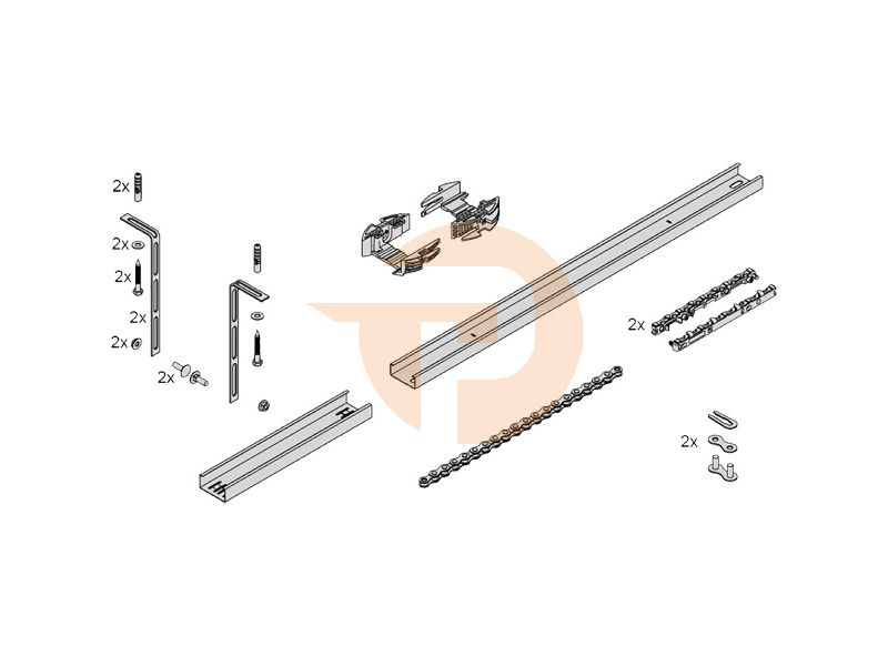 Extension Set Base+ Pro+ Tiga+ (track extension)