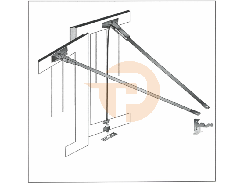 Vleugeldeurbeslag Marantec special 103 HD