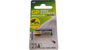 GP High Voltage Battery 23A blister front