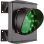 ASF25L1V Apollo verkeerslicht met LED groen 24V. Aluminium behuizing met groene lens van 120mm en een LED-kaart met 25 LED's.
