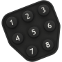 Printed button cover M151265 100-000-369-53 rubbermatje drukknopmatje keypad puch button pad  Ersatz-Tastaturmatte