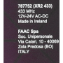 Ontvanger Faac XRC2 433MHz