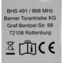 Codetableau Berner BHS491 codeklavier, pinpad,2909449,blueline,blue-line,keyboard,codetastatur