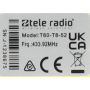 Tele Radio T60-T8-52 / CO-TX-MNL3 mini transmitter remote control zender Fernbedienung funk sender