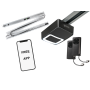 Garagedeuraandrijving Berner GA105 met 3-delige rails SG-M3 & 2x afstandsbediening BSH240.
Berner GA105 garage door opener with 3-piece rail SG-M3 & 2x remote control BSH240.
Berner GA105 Garagentoröffner mit 3-teiliger Schiene SG-M3 & 2x Fernbedienung 