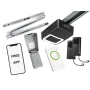 Garagedeuraandrijving Berner GA106 met 3-delige rails SG-M3, 2x afstandsbediening BSH240, binnendrukknop BHS622 & codepaneel BHS491
Berner GA106 garage door opener with 3-part rail SG-M3, 2x remote control BSH240, indoor push button BHS622 & code panel B