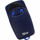 Handzender Nice FLO2 433MHz (blauwe uitvoering) dip-switch