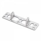 Hörmann montagebeugel rail tegen latei.
Hörmann mounting bracket rail against lintel.
Hörmann Sturzgelenk zur Befestigung von Führungsschienen.