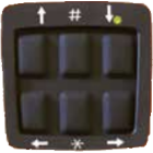 Äkerströms Sesam 800 Configurable Standard Frame Layout Drukknop Folie handzender remote control Rubber keypad Foil Fernbedienung funk Standard-Rahmenlayout Gummi-Druckknopf-Folie 947443-001 