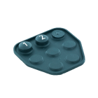 Printed button cover M151245 100-000-362-62 rubbermatje drukknopmatje keypad puch button pad  Ersatz-Tastaturmatte