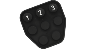 Printed button cover M151250 100-000-365-01 rubbermatje drukknopmatje keypad puch button pad  Ersatz-Tastaturmatte