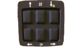 Äkerströms Sesam 800 Configurable Standard Frame Layout Drukknop Folie handzender remote control Rubber keypad Foil Fernbedienung funk Standard-Rahmenlayout Gummi-Druckknopf-Folie 947443-001 