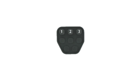 Printed button cover M151250 100-000-365-01 rubbermatje drukknopmatje keypad puch button pad  Ersatz-Tastaturmatte