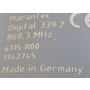 Marantec Digital 339.2 receiver label 868mhz
