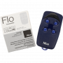 Handzender Nice FLO4 433MHz (blauwe uitvoering) dip-switch