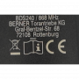 Handzender (mini) Berner BDS240 868MHz 4 kanalen BiSure