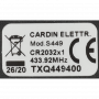 Handzender Cardin TXQ449400 met 4 kanalen
