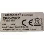 Tedsen Teletaster IPR receiver EKR4DIRP label
