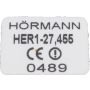 Hörmann HER1 27.455MHz receiver label