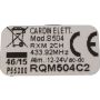 Receiver RQM504C2 aka S504 RXM 2CH label