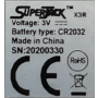 Remote control SuperJack A806 label