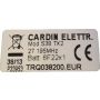 Cardin S38 TX2 (TRQ038200) label