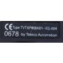 Handzender Teleco TVTXP868N04 label