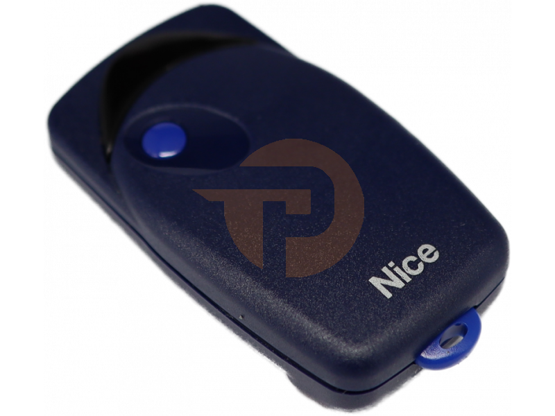 Handzender Nice FLO1 433MHz (blauwe uitvoering) dip-switch