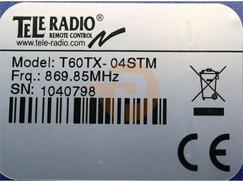Tele Radio handzender T60TX-08STL